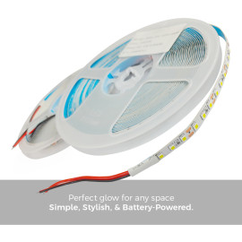 LED Strip Light |10000K Pure White | Power 12V DC 9.6V W/M | 8 mm | Indoor Outdoor Decoration | 10M Length Roll
