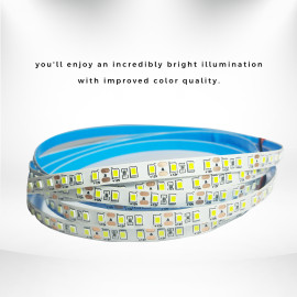 LED Strip Light |10000K Pure White | Power 12V DC 9.6V W/M | 8 mm | Indoor Outdoor Decoration | 10M Length Roll