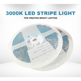 3000K Warm White | LED Strip Light | Power 12V DC 9.6V W/M