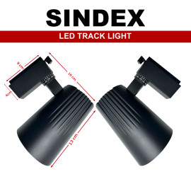LED Track Light SD-TL 4930 – 30W White  3000K – Black Body, 95x95x210 mm