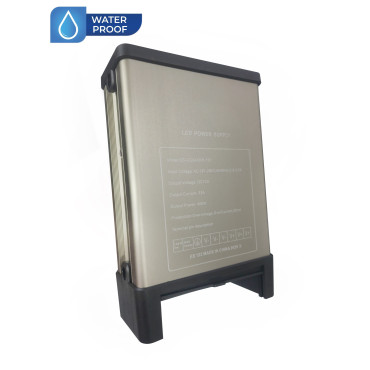 Heavy-Duty Rainproof LED Power Supply Transformer - 400W 12V Output